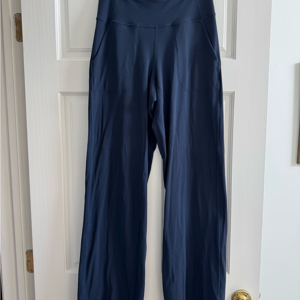 Lululemon Athletica Dark Blue High-Waisted Straight Leg Legging